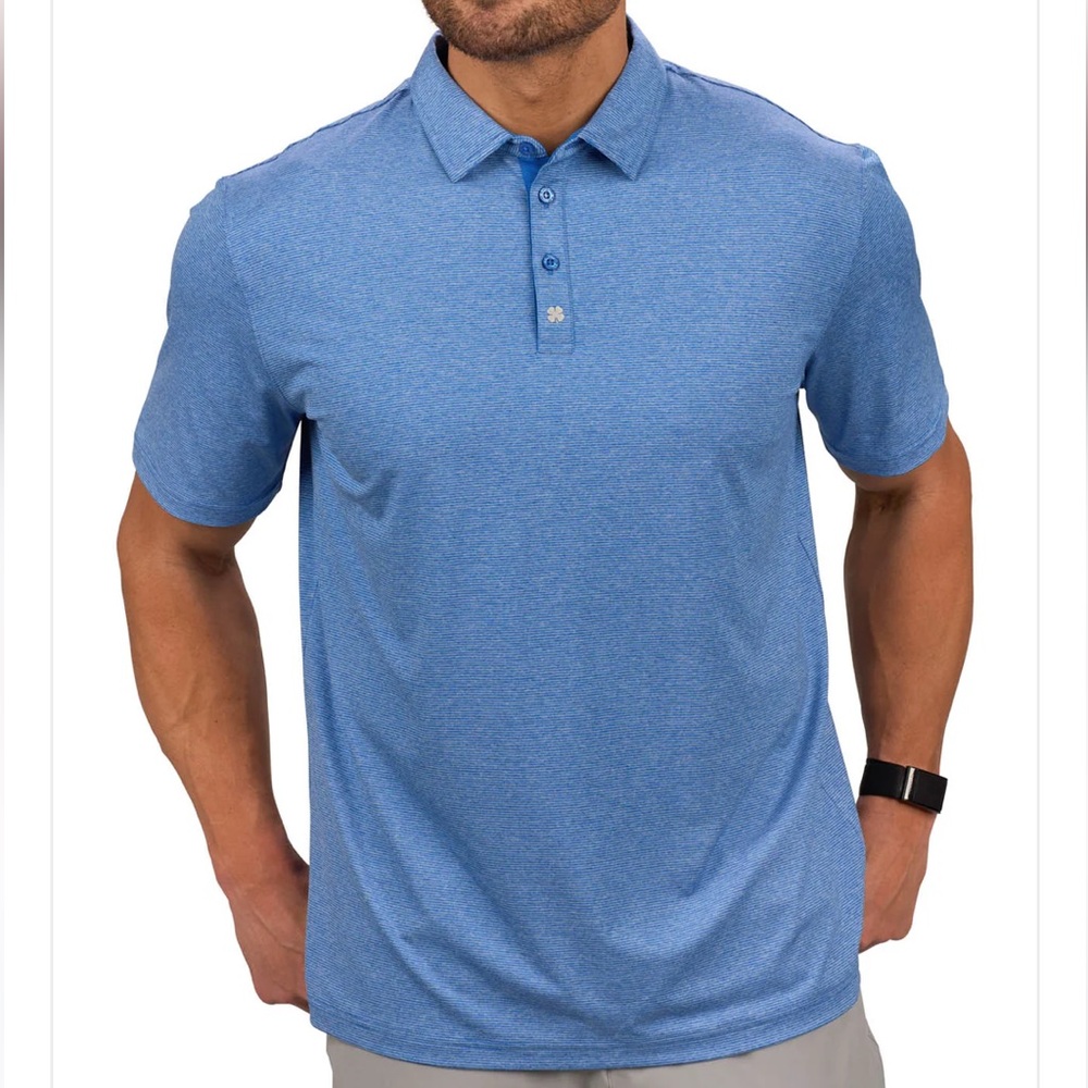 Black Clover Greyson Golf Polo Royal Blue Size XL